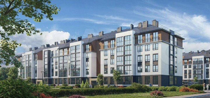 2-к. квартира, 61,8 м², 1/5 эт.