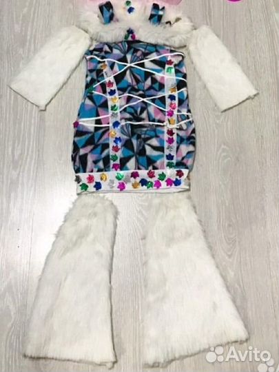 Детский карнавальный костюм Монстр Хай и парик