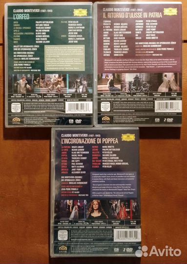 Monteverdi. Великие оперы на DVD