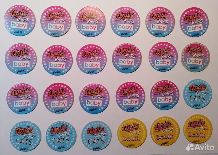 Фишки: Andic, Вандам, Yakuza, Dunkin 90-х годов