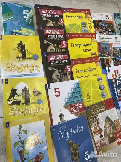 Учебники для школы 5 класс