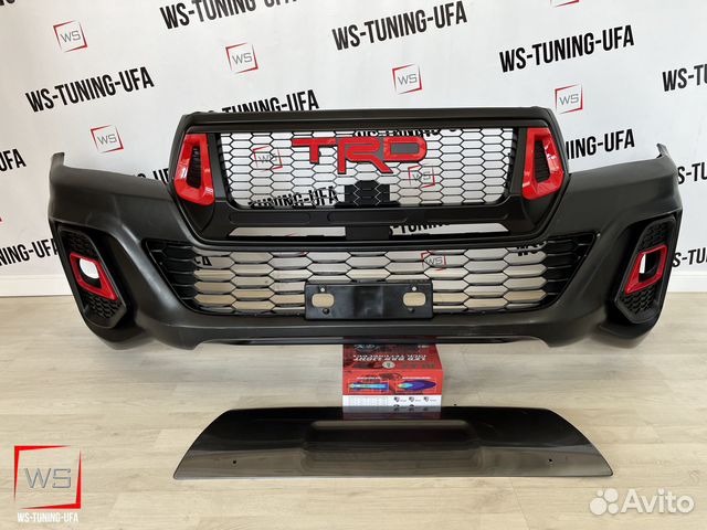 Бампер передний Toyota HiLux стиль TRD Z861