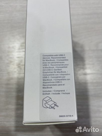 Сетевой адаптер Apple 30W USB Type-C 3A MR2A2ZM/A