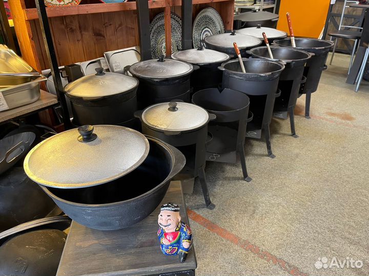 Казан чугунный узбекский 7 л Наманган