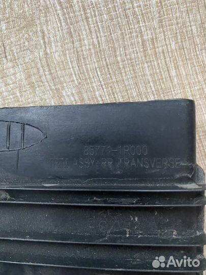 Накладка задней панели Hyundai Solaris 1