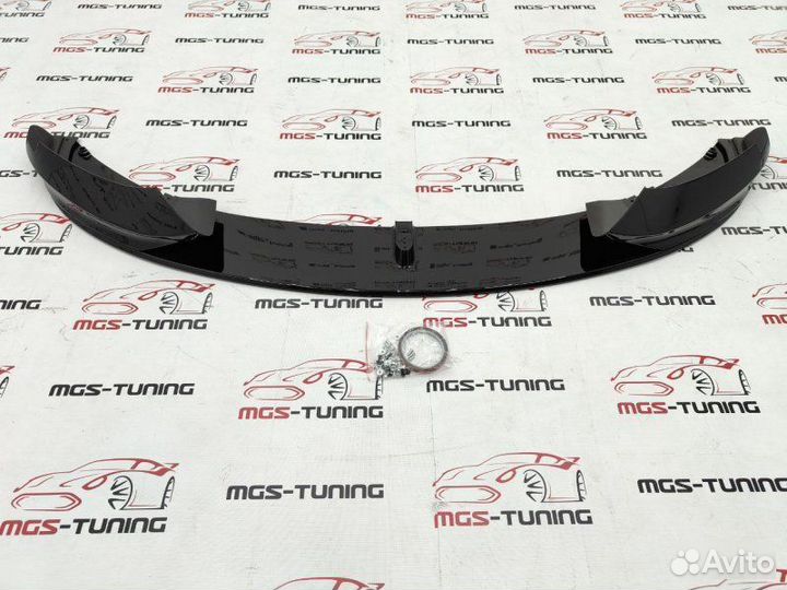 Губа M-Performance черный глянец BMW 4 f32 f33 f36