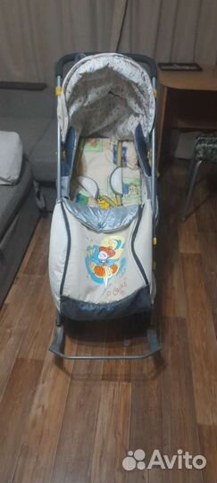 Детские санки коляска