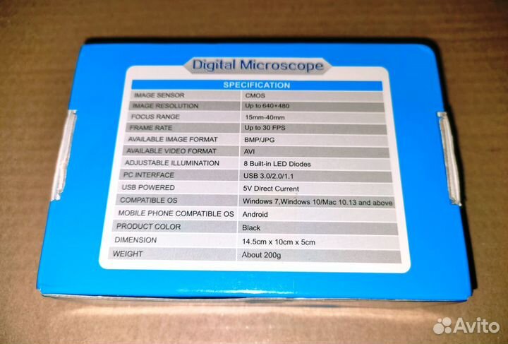 Портативный цифровой USB-микроскоп, U1600X, Espada