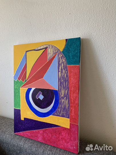 Картина акрил абстракция