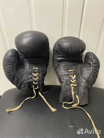 Боксерские перчатки СССР кожа