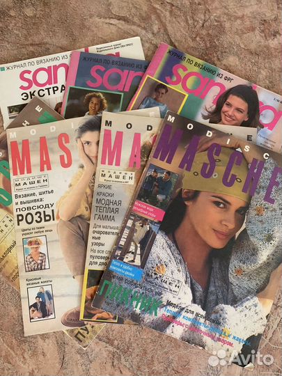 Журналы вязания, вышивки и макраме