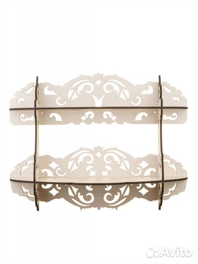 Полка резная двух ярусная
