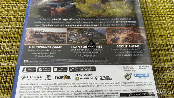 Expeditions a mudrunner game ps5 Новый диск