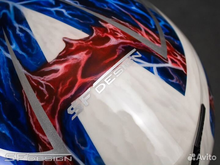 Аэрография для шлема BMW S1000XR WFW Party