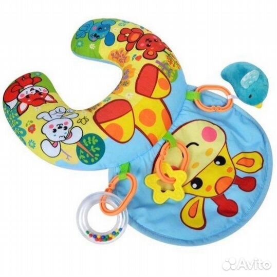 Развивающий коврик подушка для новорожденных
