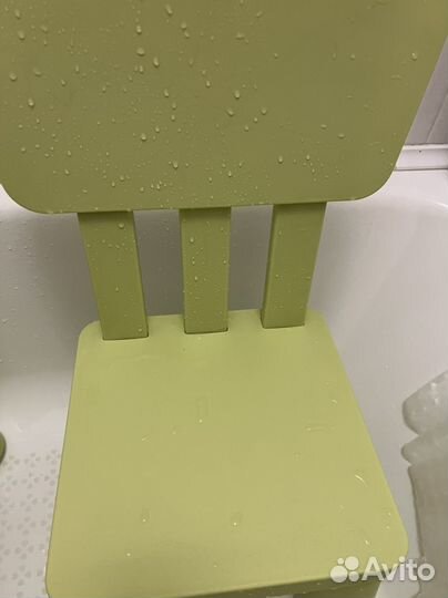 Детский стол и стул IKEA маммут