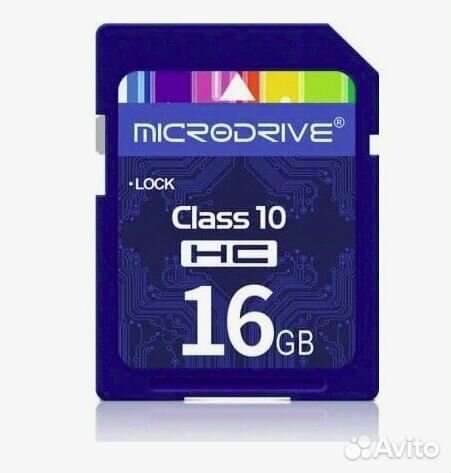 Карта памяти MicroDrive sdhc 16 Гб