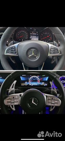 Лепестки для рулевого колеса Mercedes-Benz AMG