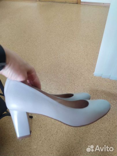 Кожаные туфли, 38 размер, в отличном состоянии