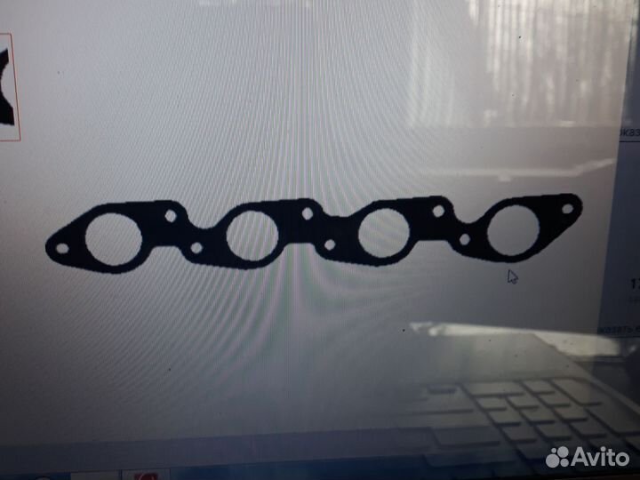Прокладка коллектора выпускного\ MB W201/W202/W124