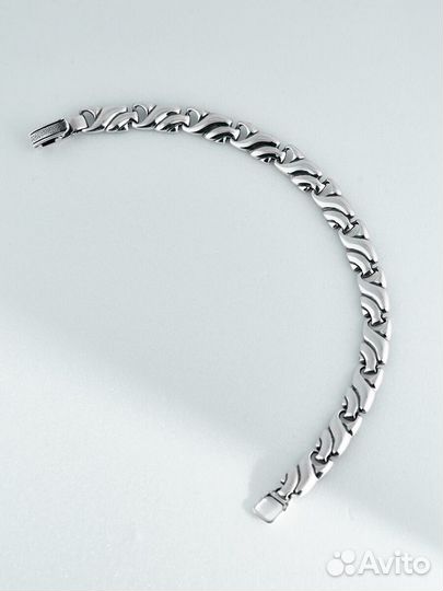 Классический женский серебряный браслет