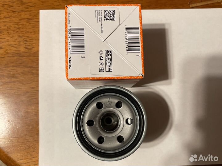 Фильтр масляный Mahle OC 217/6 A