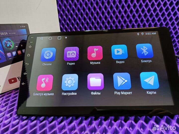 Android магнитола 4/64гб, 9 дюймов