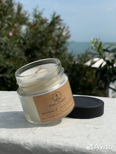 Ароматическая свеча из соевого воска