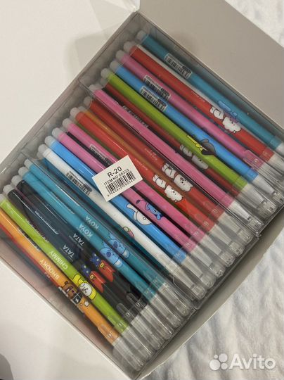 BTS набор синих ручек для письма