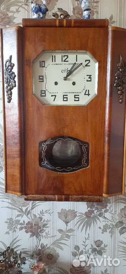 Часы настенные с боем очз 1960Г И Янтарь 1982