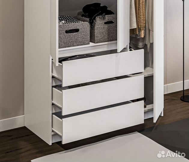 Шкаф распашной белый новый