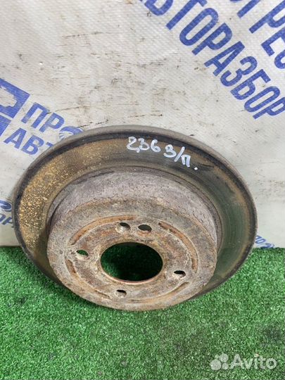 Диск тормозной задний правый Kia Rio 3 седан 1.6