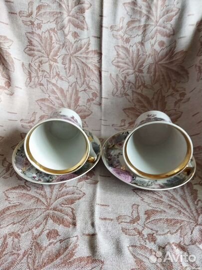 Чашка с блюдцем лфз