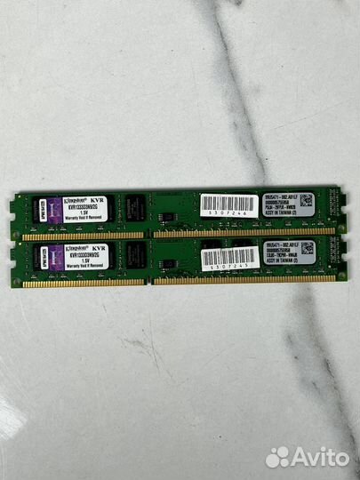 Оперативная память ddr3 4 gb 1333 kingston