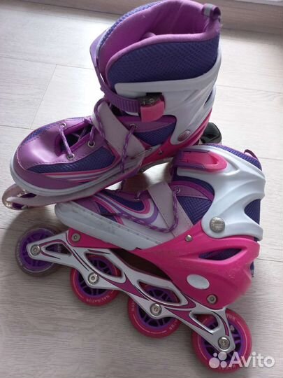 Роликовые коньки детские раздвижные