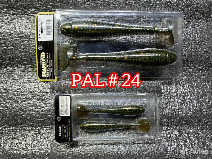 Силиконовые приманки Keitech S. W. Worm Fat 6.8
