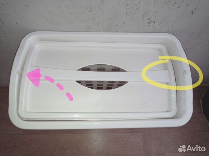 Корзина бельевая+контейнер для парашка