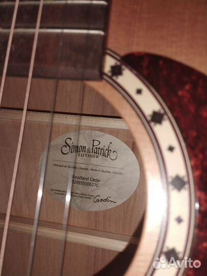 Акустическая гитара Simon & Patrick Woodland Cedar