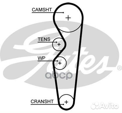 Зубчатый ремень привода грм PowerGrip 5665XS G