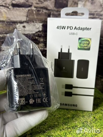 Быстрая зарядка samsung 45w c кабелем
