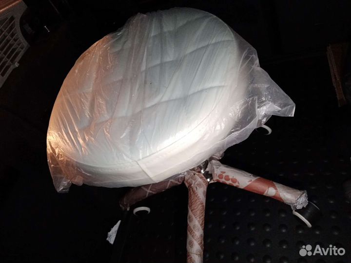 Кожанное кресло стул мастера ракушка