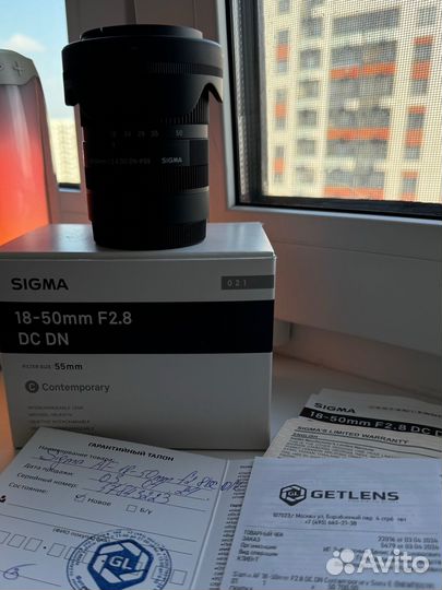 Объектив Sigma 18-50mm f2.8 DC DN Sony E