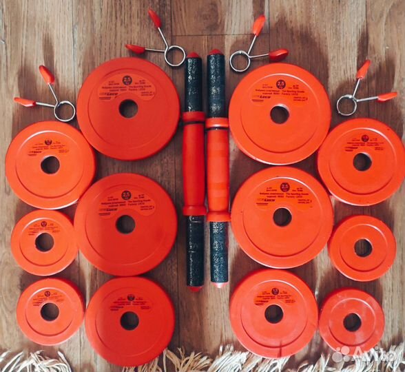 Гантели разборные