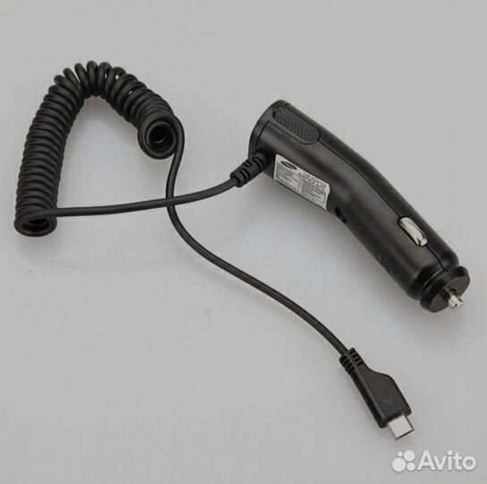 Автомобильная зарядка с Micro-USB проводом