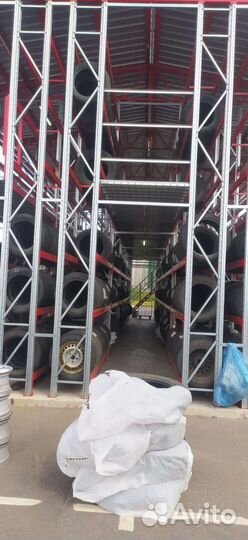 Стеллажи для шин, самонесущий мезонин бу