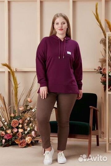 Свитшот толстовка RMG,в размере плюс