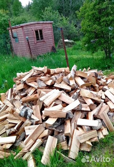 Дрова качественные от 1 куба любых пород древесины