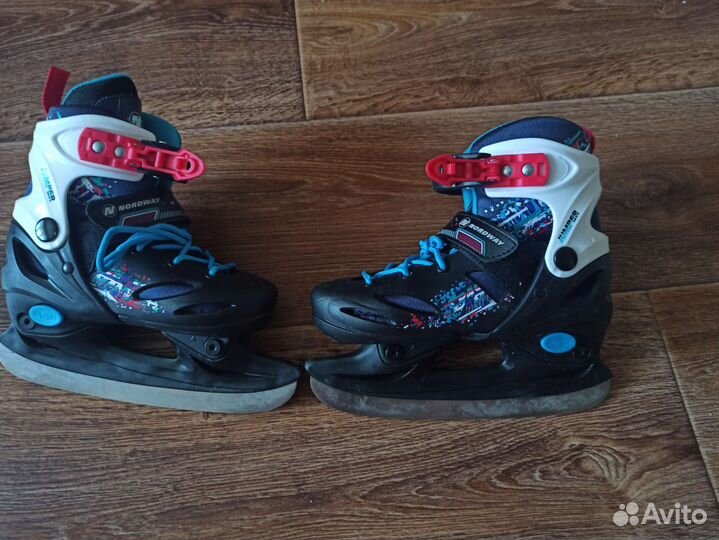 Коньки ледовые детские раздвижные Nordway Jumper