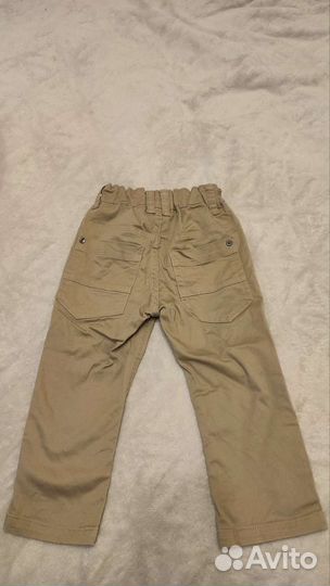 Брюки чинос для мальчиков бежевые