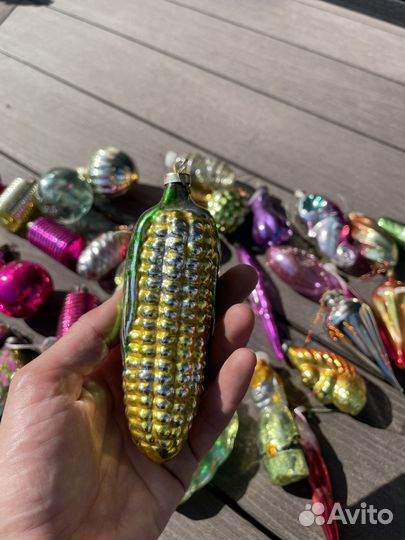 Елочные игрушки СССР 50-ых годов